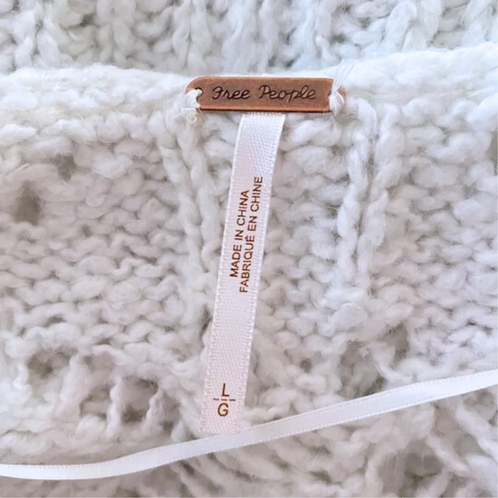 NEW Free People Avery Cardigan Icicle Large